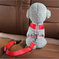 car seat safety belt dog pet leash durable adjustable seatbelt for the dog pet travel alloy buckle 80 cm