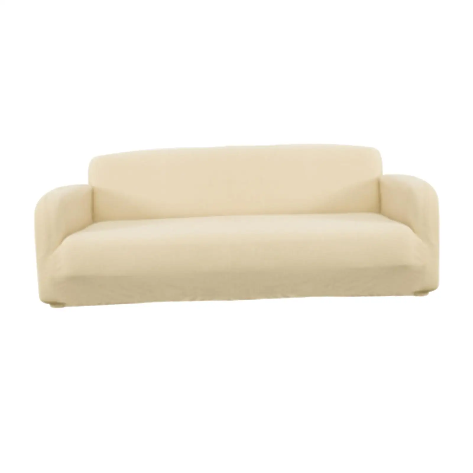 

Elastic Sofa Slipcover Plain Furniture Protector Washable Lounge Cover