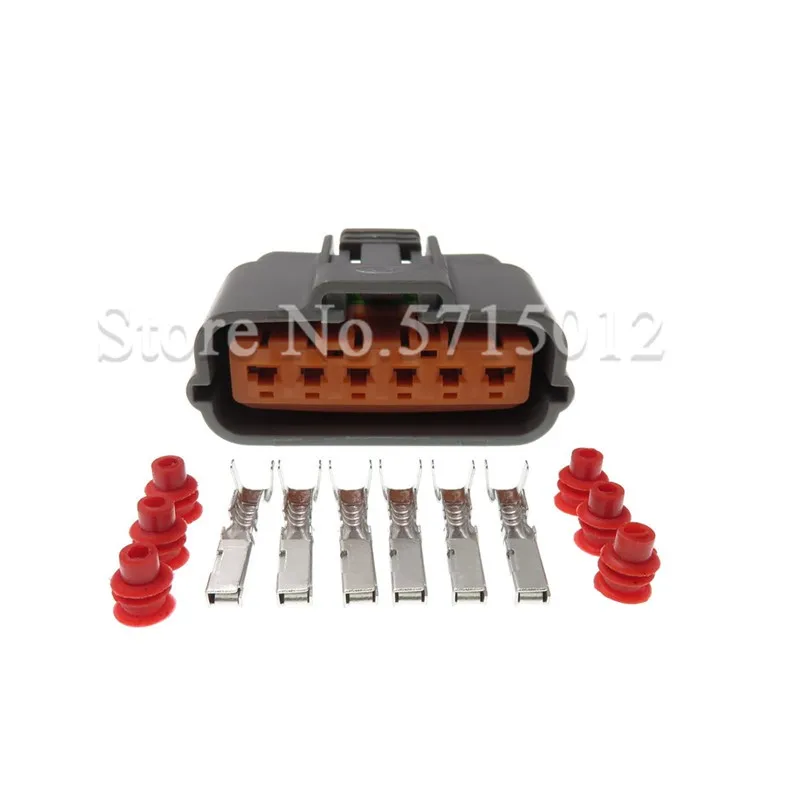 

6 Hole 6195-0035 Automotive Accelerator Pedal Plug Cable Socket Electrical Ignition Connector For Nissan