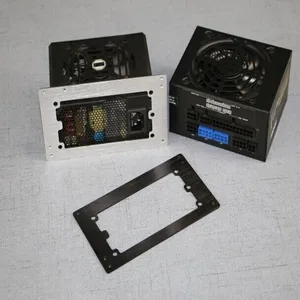 Настольный блок питания ATX, перегородка для компьютера, маленькое шасси SFX Power to ATX Bracket MATX, рамка-преобразователь, черный, серебристый