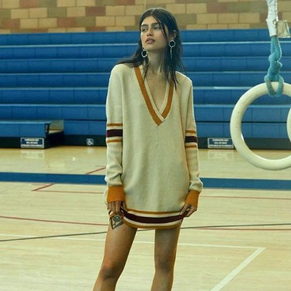 Трикотажная накидка на бикини Женская туника для пляжа парео Женский кафтан