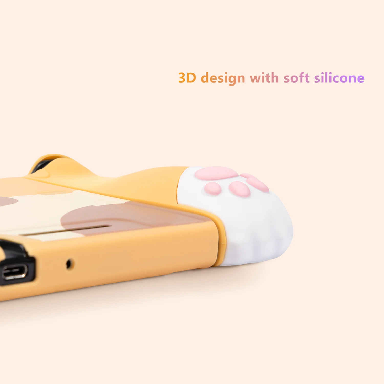 Силиконовый мягкий чехол GeekShare для Nintendo Switch защитный |