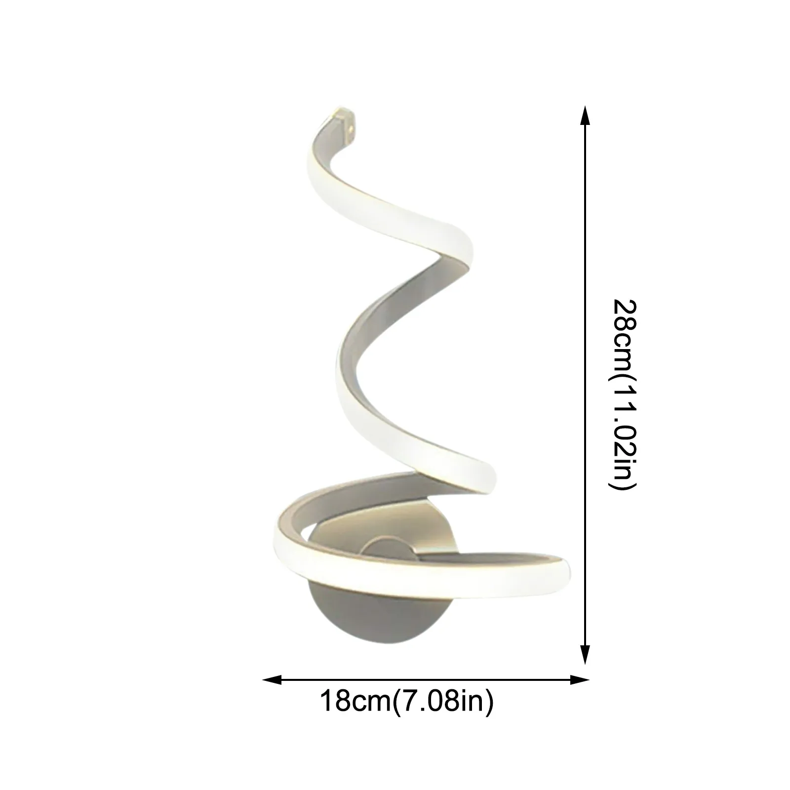 

Modeen Led Spiral Wall Lamps Modern Bedside Lamp Bedroom Lamp Wall Lamps Metal Wall Lamp Simple Ins Styleart Decor Lights