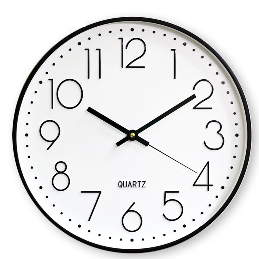 Настенные часы в скандинавском стиле GG50gz простые декоративные круглые