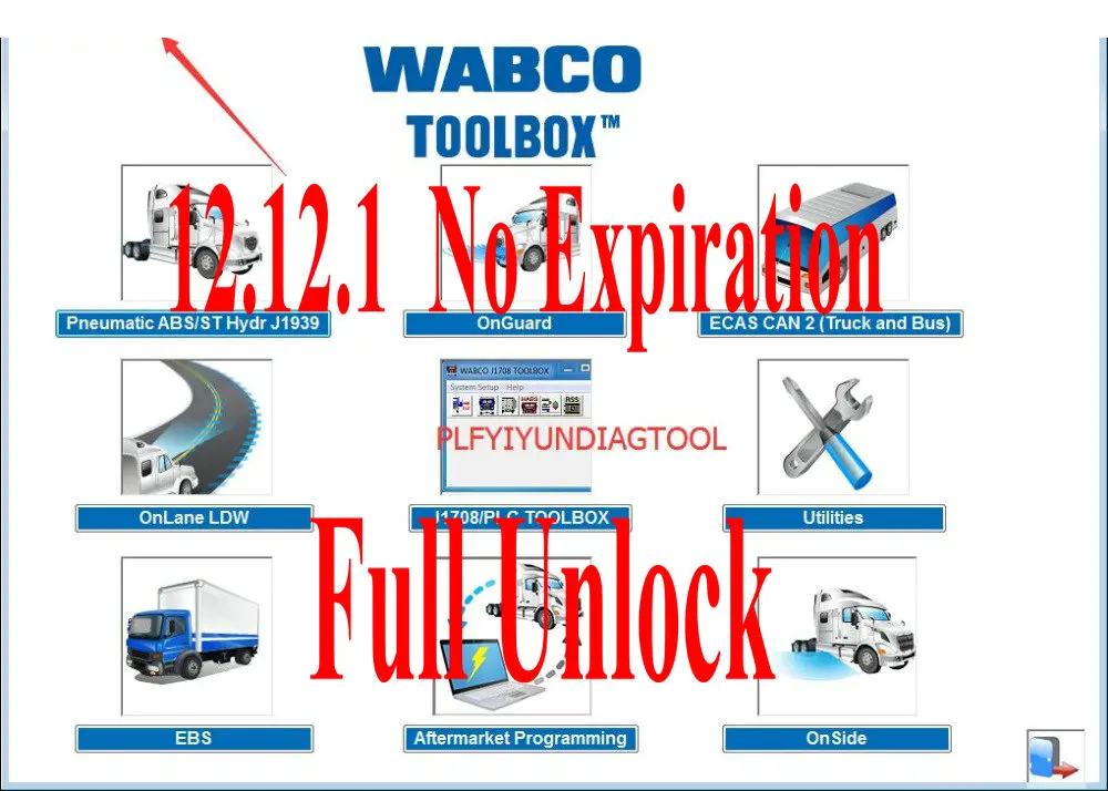 2020 Meritor Wabco ящик для инструментов 12 + патч [неограниченная Установка] без истечения