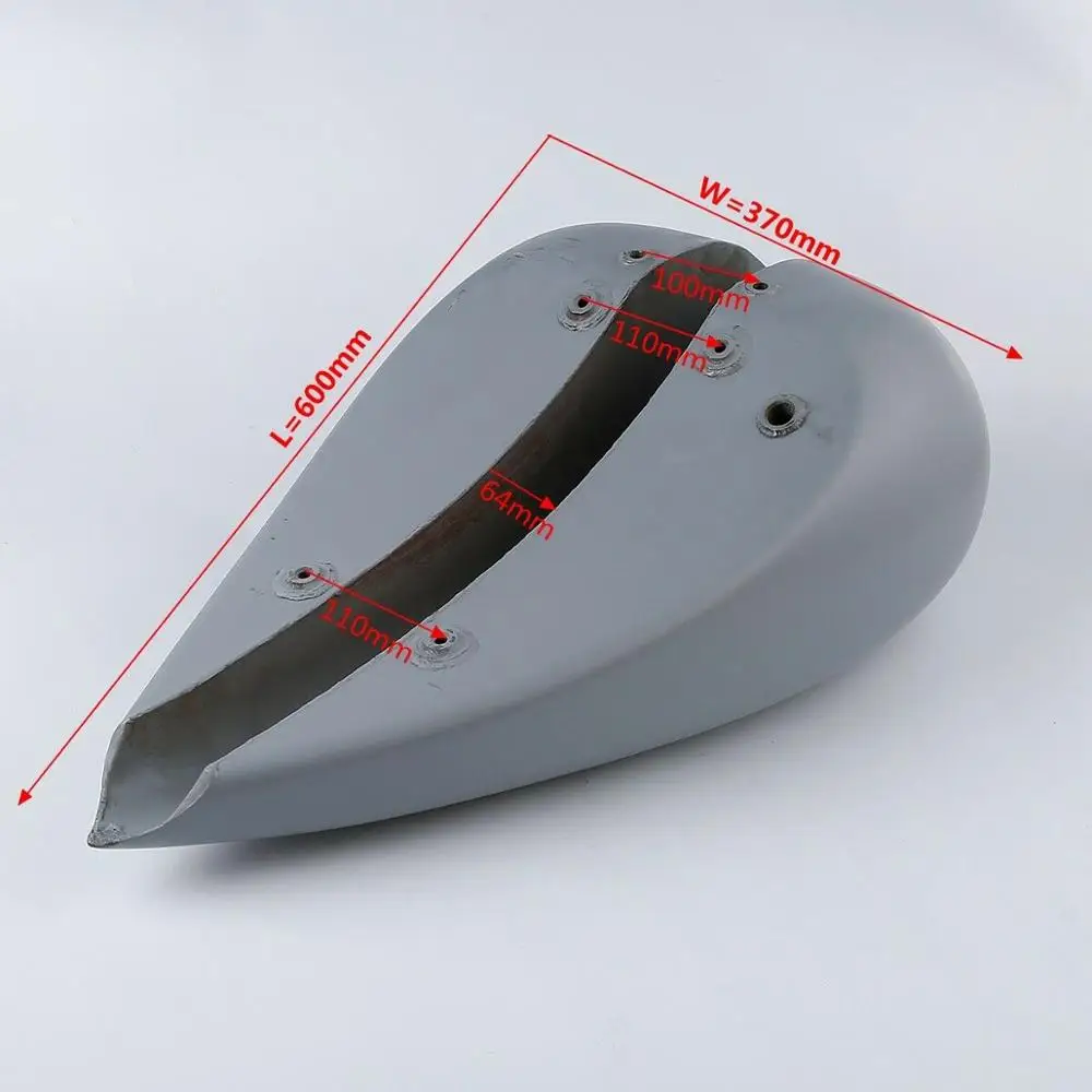 Пользовательский 5-дюймовый растянутый газовый топливный бак на 4 5 галлонов Для