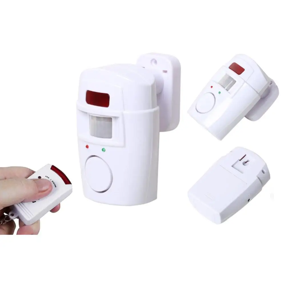 

Remote Control Infrared Wireless Door Window Home Alarm Wireless PIR / Motion Alarm Sensor + 2 Remote Control Alarm