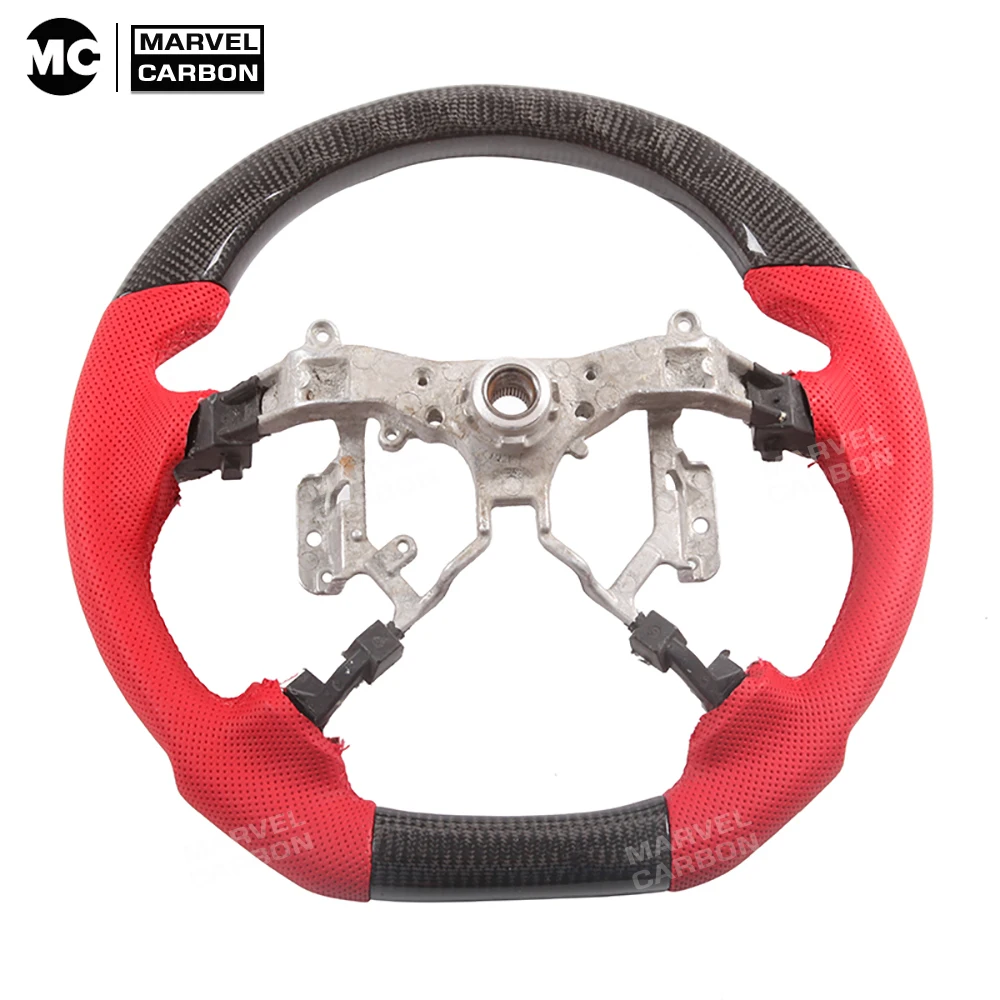100% Real Carbon Fiber Steering Wheel for Toyo-ta CAMRY Highlander Previa Hilux Vigo Fortuner | Автомобили и мотоциклы
