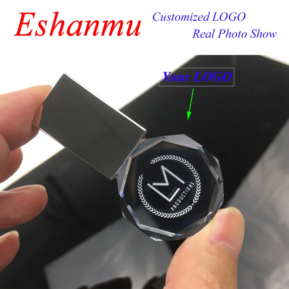 2020 Eshanmu OEM логотип круглые флэш накопители USB фотограф 8 ГБ 16 32 64 бесплатный более 20