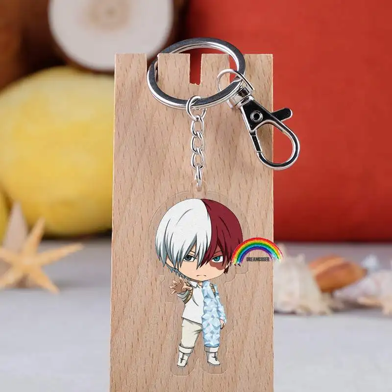 Аниме Мой герой Академия Косплей Prop Аксессуары All Might Midoriya Izuku Todoroki Shoto Bakugou Брелок