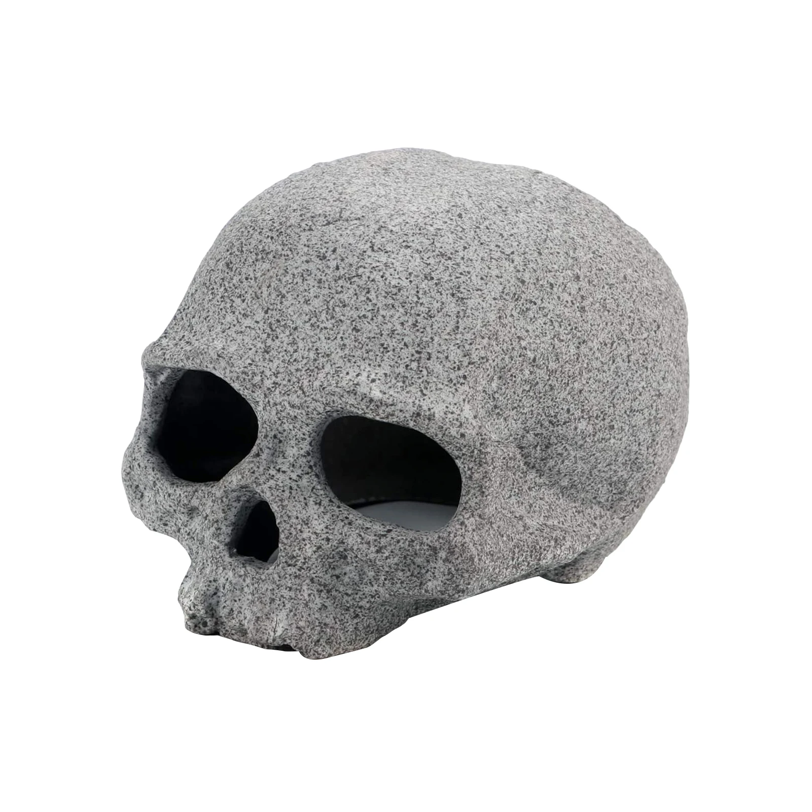 

Fish Tank Stone Skull Statue Ornament Fish Tank Aquarium Decoration Terrarium Reptile Tank Artificial Stone Aquarium Serviceable