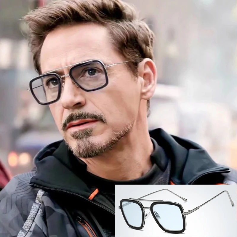 Новинка 2020 поляризованные солнцезащитные очки Тони Старк Железный человек 3