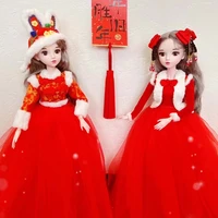 year of the tiger new year and winter music smart singing 60 cm humanoid doll girl birthday gift doll toys gifts for children