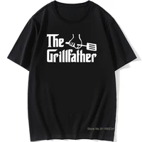 the grillfather t shirt gradad dad bbq barbecue funny unisex graphic vintage cool cotton short sleeve t shirts