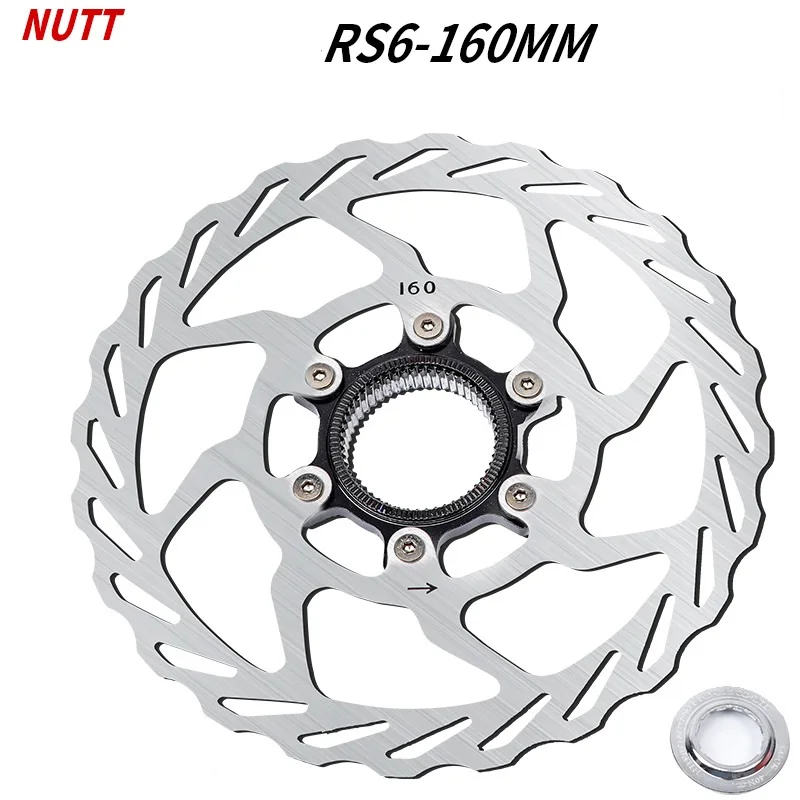 

NUTT 160 мм, тормозной ротор с центральным замком для горного и шоссейного велосипеда, эргономичные полые колодки, дисковый центральный замок, ...