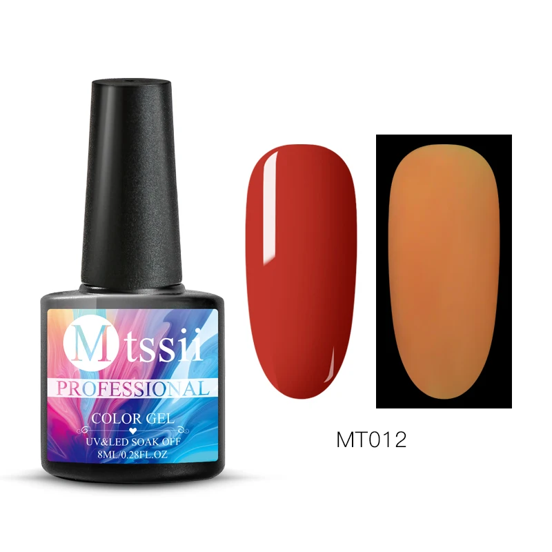 BS05831 Mtssii 8ml Glow In Dark Fluorescent Neon Luminous Uv LED Soak Off Gel Varnish Lighting In Night Semi Permanent Varnish Enamel - Цвет: BS05831