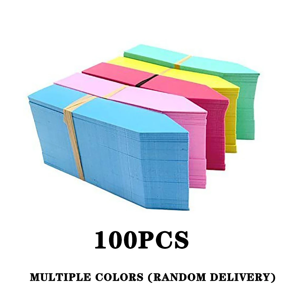 100pcs label 50 шт. " пластиковые горшки для растений, саженцы, дополнительные 50 шт. наклейки для садоводства, контейнер для растений, пусковые горшки - Цвет: 100pcs label