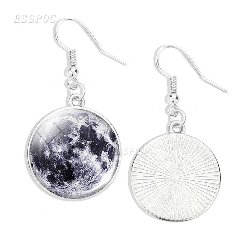Женские Висячие серьги в виде Луны Марса планеты кабошона|Серьги-подвески| |