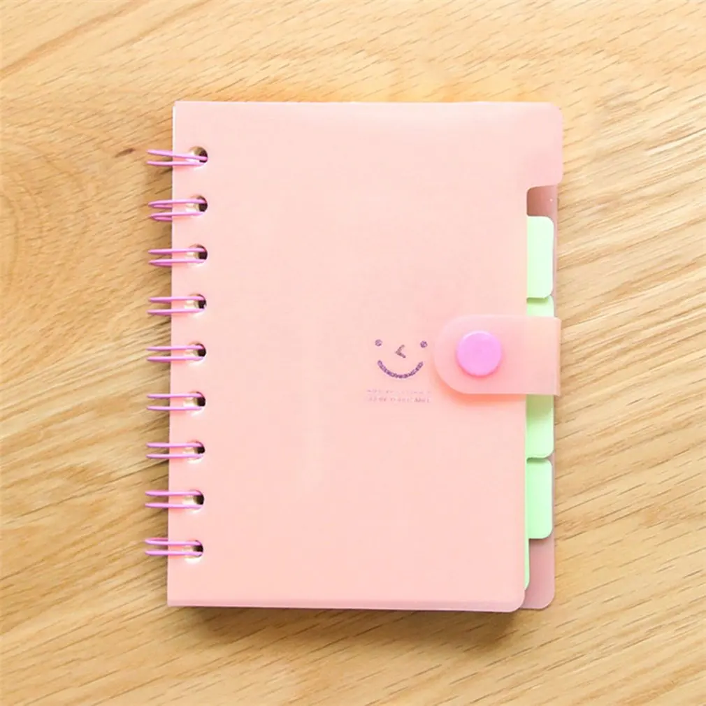 

Creative Notebook Index Tab Planners Lined Notepads Book Keep Smile Subject for School & Office Writing Gifts school
