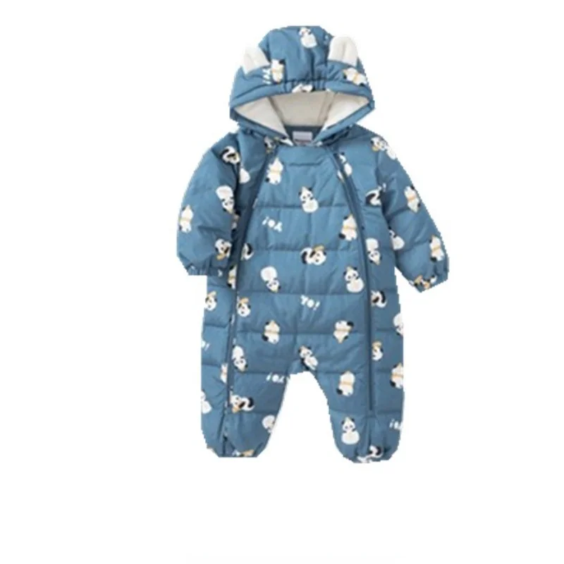 

Down jumpsuit baby clothes baby winter clothes romper thick warm down jacket one piece jumpsuit