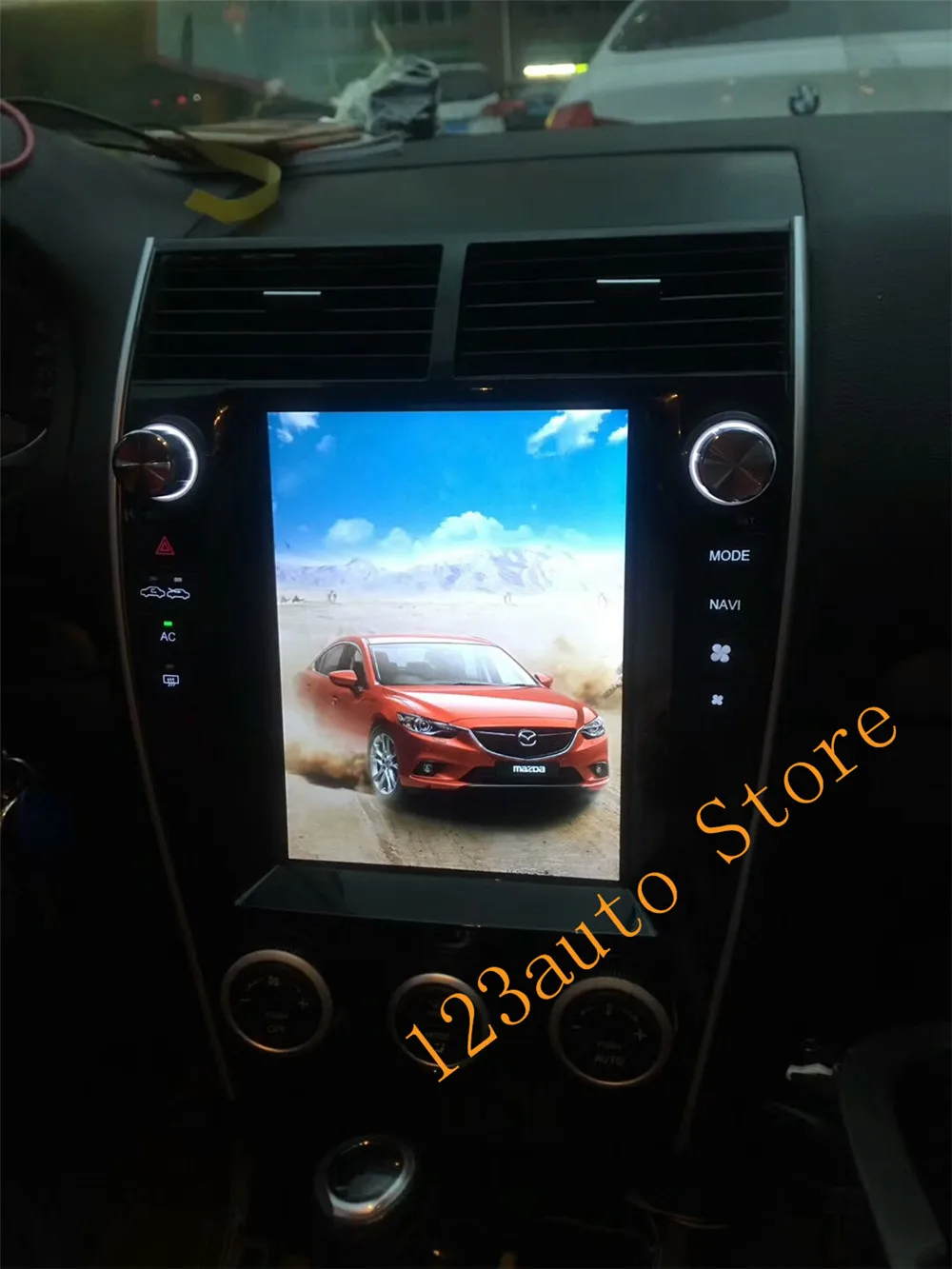Автомобильный DVD плеер Tesla Style 10 4 дюйма с вертикальным экраном Android 9 0 GPS радио HDMI