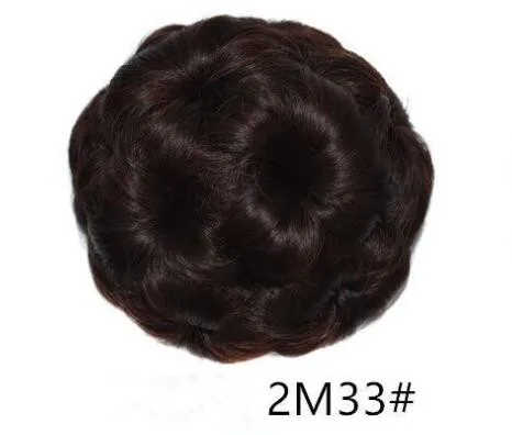 4/27HL 9 цветов Pervado волосы синтетические волосы кудрявые шиньон коготь Updo Bun Аксессуары женские волосы кусок Стиль Высокая температура волокна - Цвет: 4/27HL