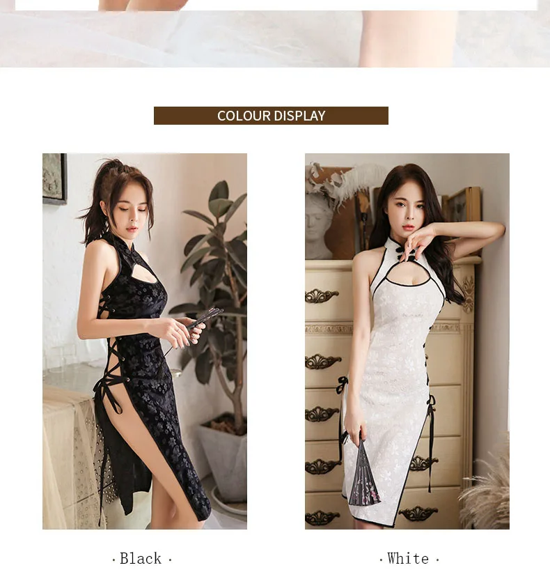 Сексуальное мини-платье Qipao с разрезом на шее, китайский традиционный чонсам, женское белье, Платья для вечеринок, костюм для ночного клуба