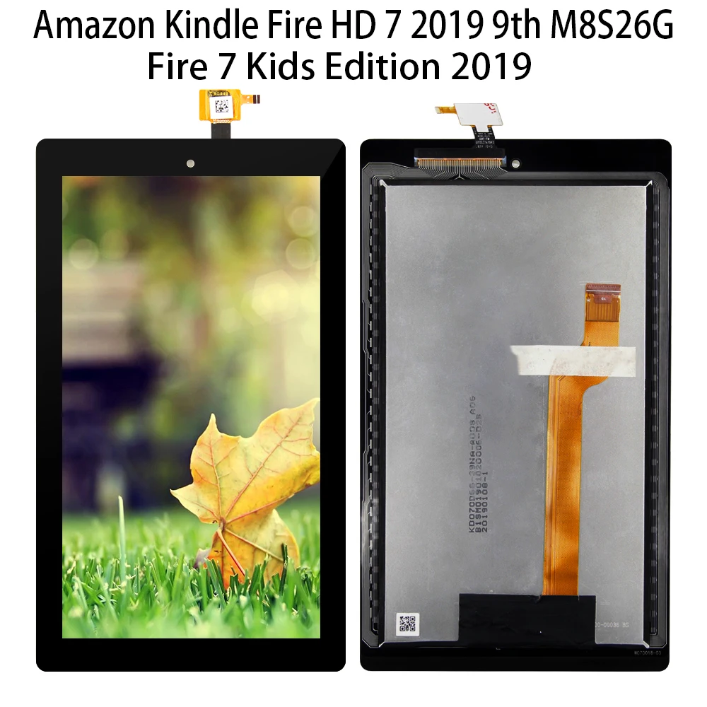 ЖК-дисплей 7 дюймов для Amazon Kindle Fire HD 7 2019 9th M8S26G Fire 7 Kids Edition 2019, матрица с сенсорным экраном, дигитайзер