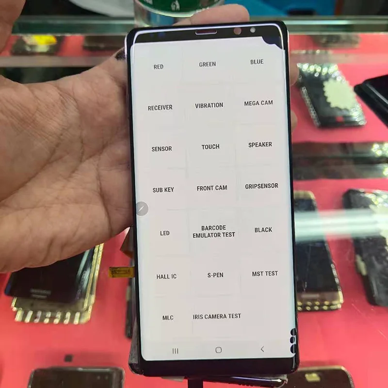 Сменный оригинальный дефект ЖК-дисплея для SAMSUNG NOTE 8 ЖК-экран N9500 N9500F дисплей