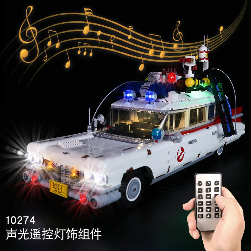 

Led Lights for Ghost Busters 10274 Ecto-1&2 Movie Car Ghost Hunting Ghostbusters LED Lanterns (only Light Accessories Included)
