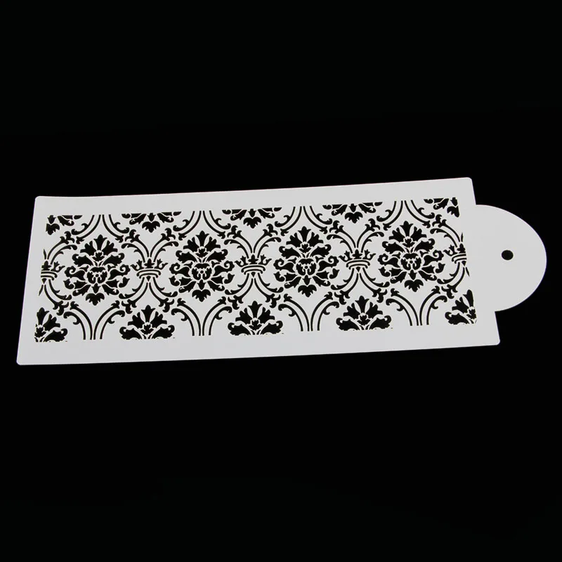 

Lace Flower Cake Fondant Cookie Side Baking Stencil Wedding Decorating DIY Tools