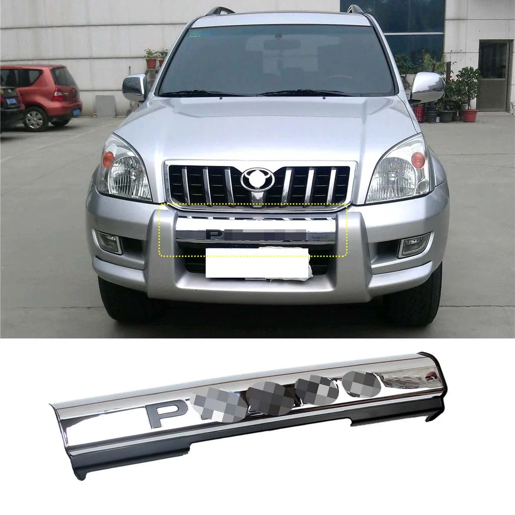 Аксессуары для стайлинга автомобиля 1 шт. Toyota Prado FJ120 2003 2009 хромированный ABS