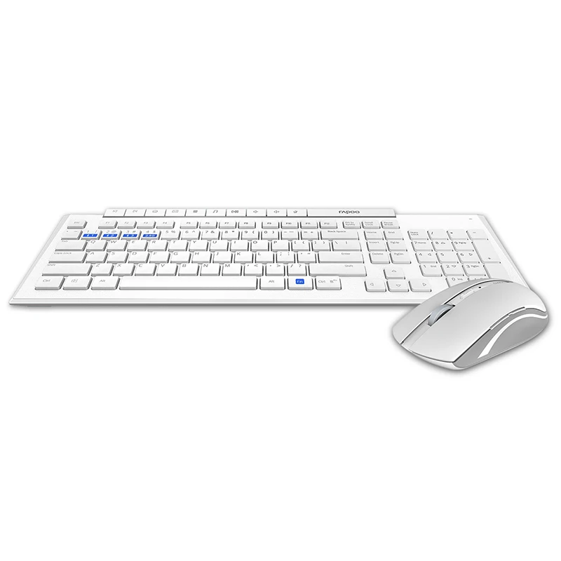 Original Rapoo 8200M/8200G Multi-mode Silent Wireless Keyboard&Mouse Bluetooth3.0/4.0 ,2.4G Wireless,Switch Between 3 Devices enlarge