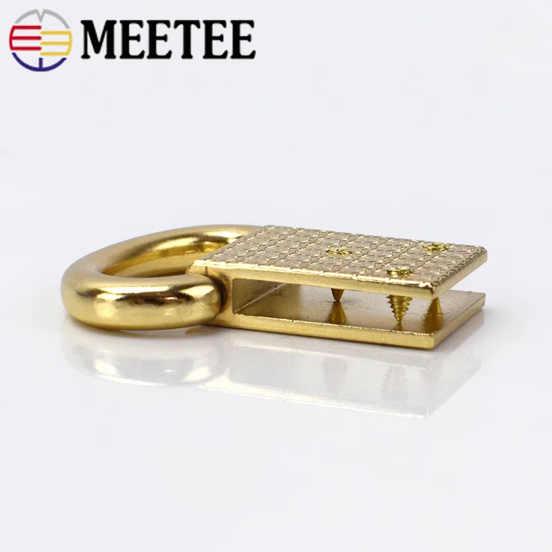 6 шт./20 шт. Meetee золотая металлическая застежка крючок для сумки ремень сумка ручки