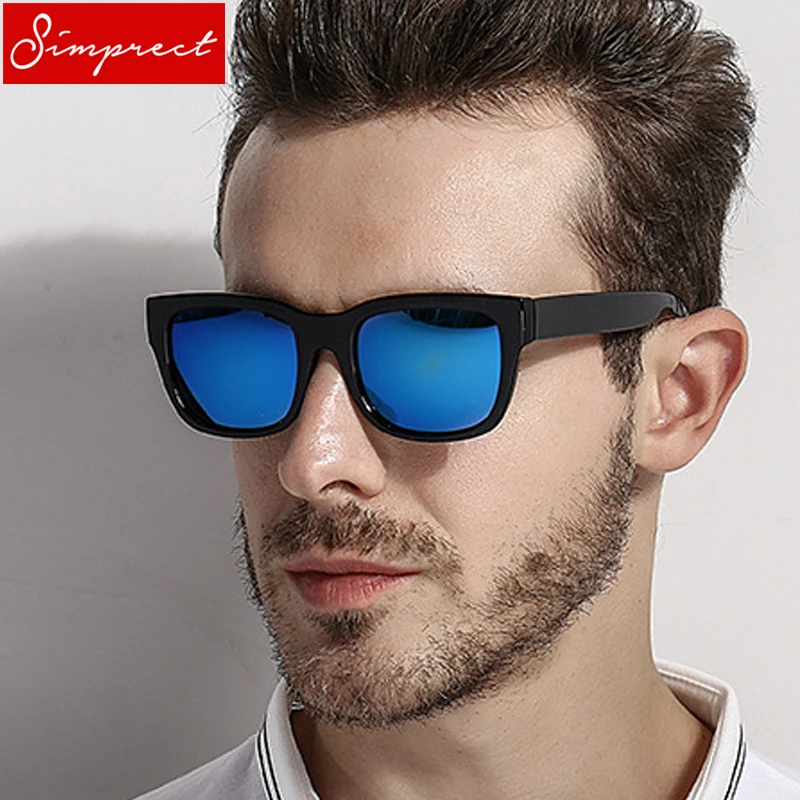 Q · VISELD 2019 квадратные поляризационные солнцезащитные очки для мужчин UV400 Высокое