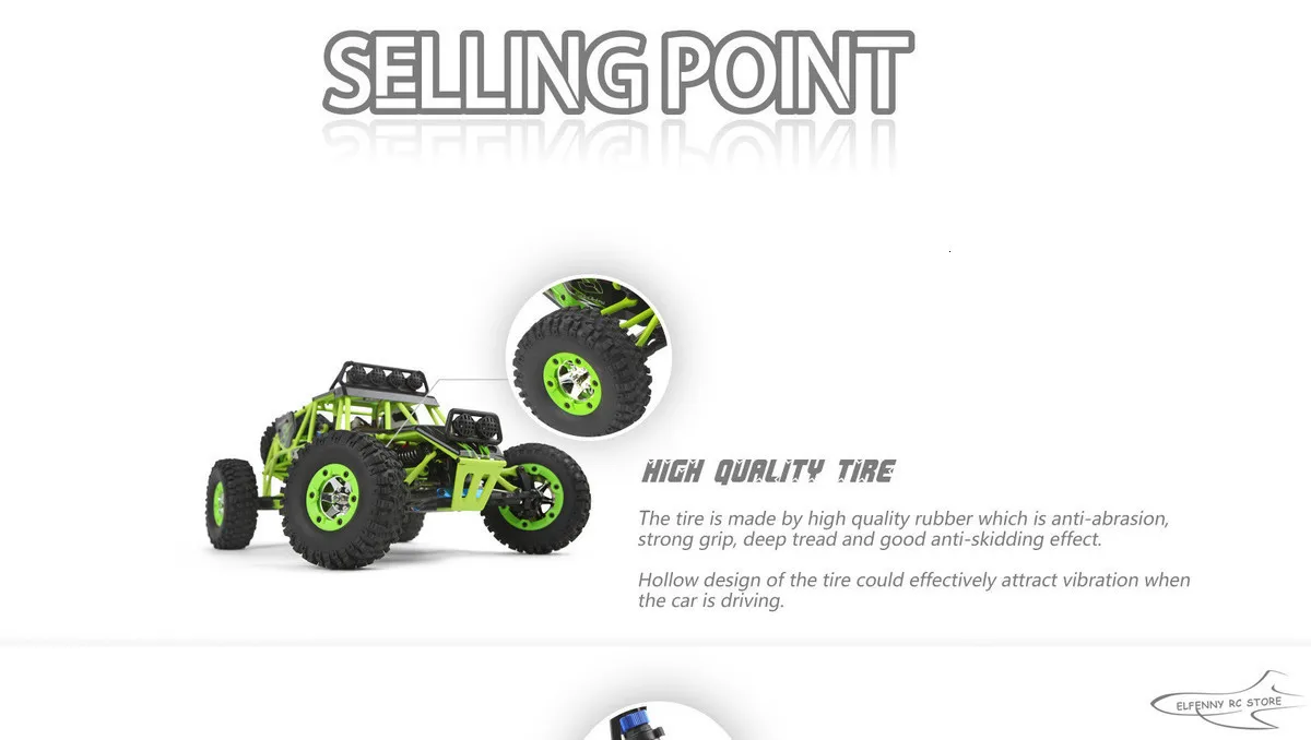 Wltoys 12428 RC автомобиль 1/12 2,4G 4WD электрические машины матовый Рок Гусеничный RTR радиоуправляемые игрушки автомобиль внедорожник йети