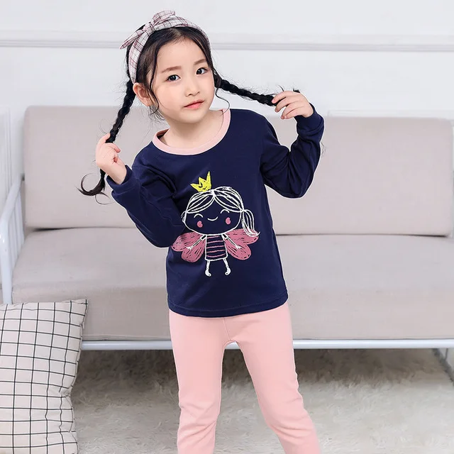

Kids Pajamas 2020 Autumn Girls Boys Sleepwear Nightwear Baby Infant Clothes Animal Cartoon Pajama Sets Cotton Children's Pyjamas