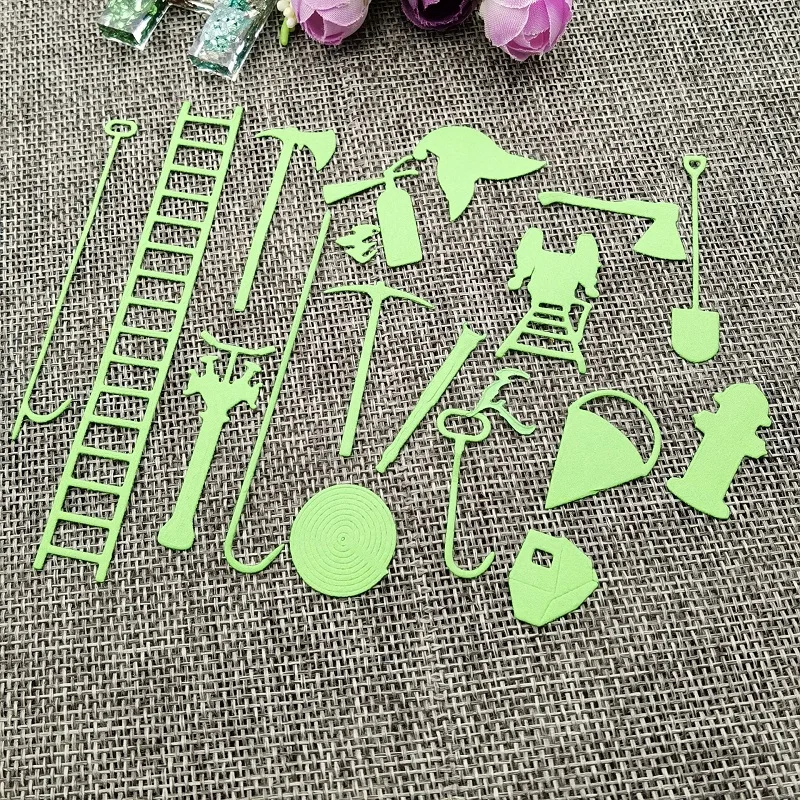 

2020 New Wrench Hammer Screwdriver Saw Tool Metal Cutting Dies Cut For DIY Making Greeting Card Paper Cut Scrapbooking No Stamps