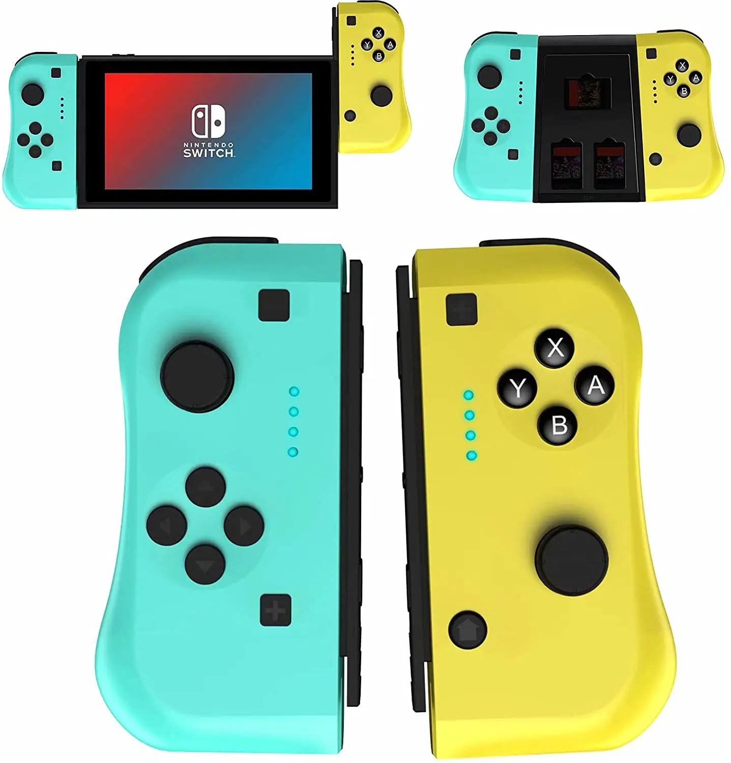 

Контроллер Joy Con совместимый с Nintendo Switch, беспроводные контроллеры совместимы с Switch Lite, замена совместима с
