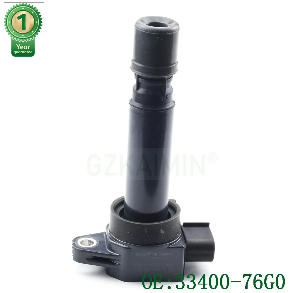 Комплект 4 оригинальных катушек зажигания 33400-76G0 3340076G0 стандартного качества для