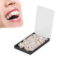 50pcs front back dental crowns resin helping fix realistic temporary teeth crown stable teeth whitening molar beautify oral care