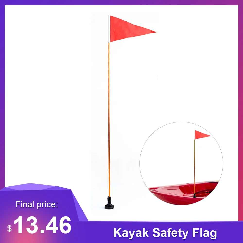 

New 47inch Kayak Safety Flag Mount Kit DIY Kayak Accessories Marine Canoe Kayak Boat Fishing Canoe Yacht Dinghy Boat Flag Mount