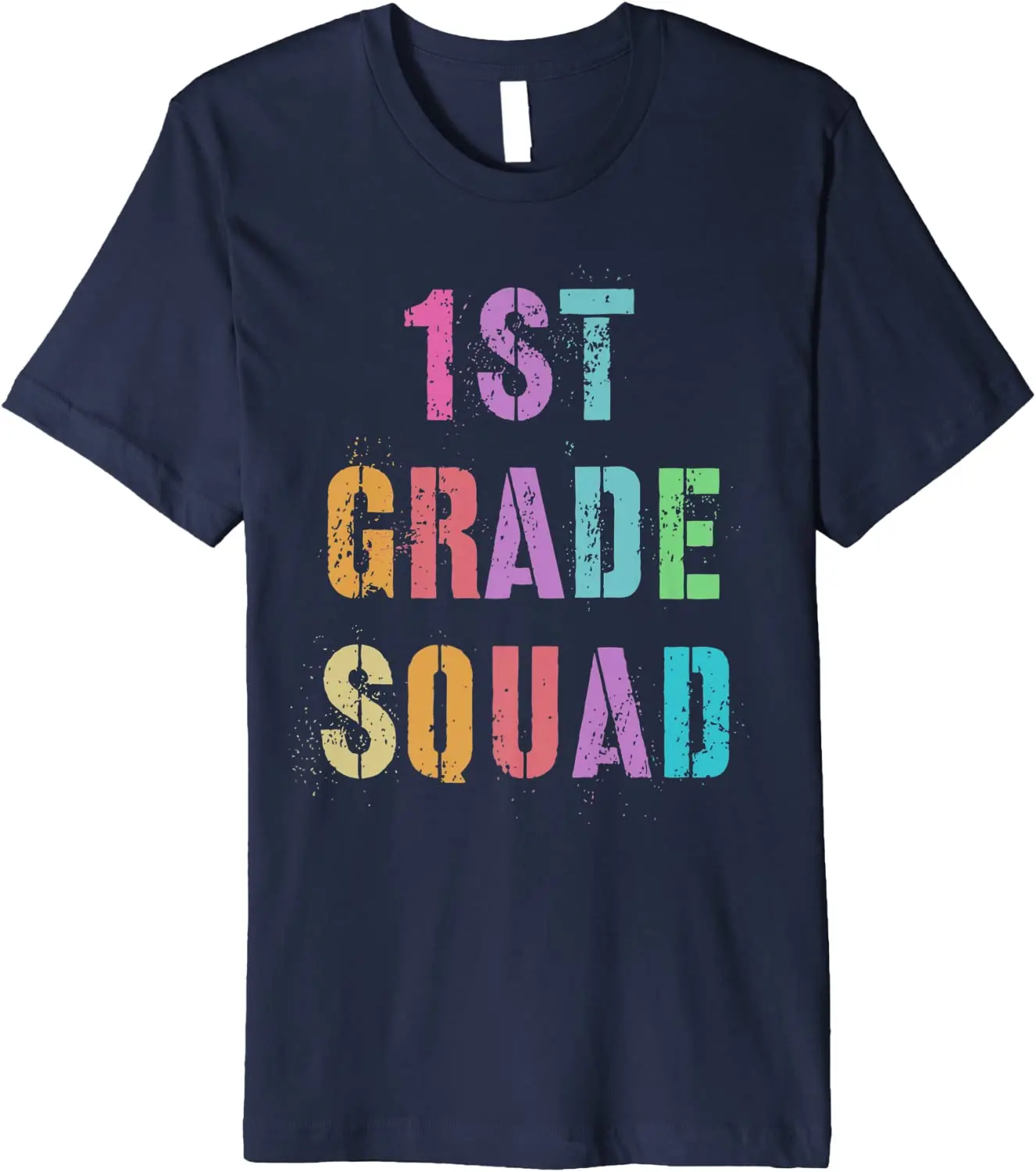 

1st GRADE SQUAD Teacher Kids Ready To Rock Graffiti Spray Premium T-Shirt Men's T-shirt
