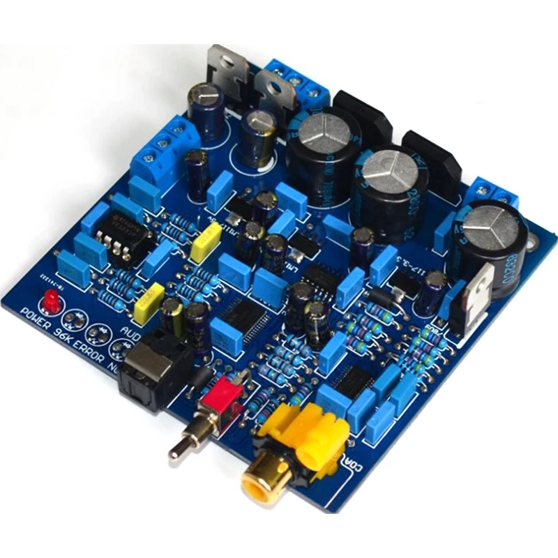 

AK4396+CS8416 DAC Digital Decoder 24Bit 192Khz Optical Fiber Coaxial Signal Input Stereo o Analog Output