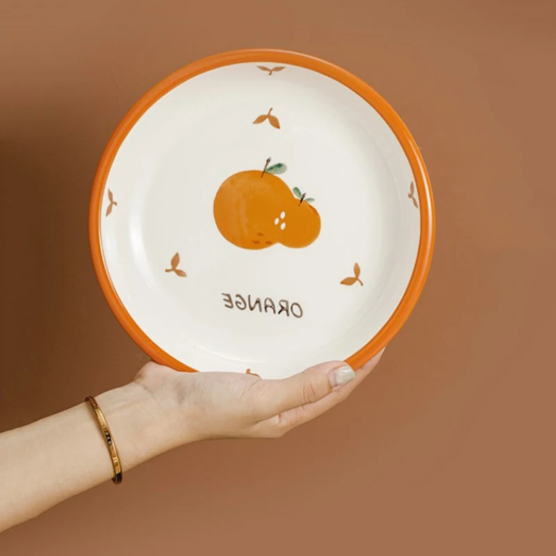 

Fruit Plate Home Decorations Salad Plate Desert Plates For Home Dinner Plates Tableware For Children Dish Vajilla Посуда