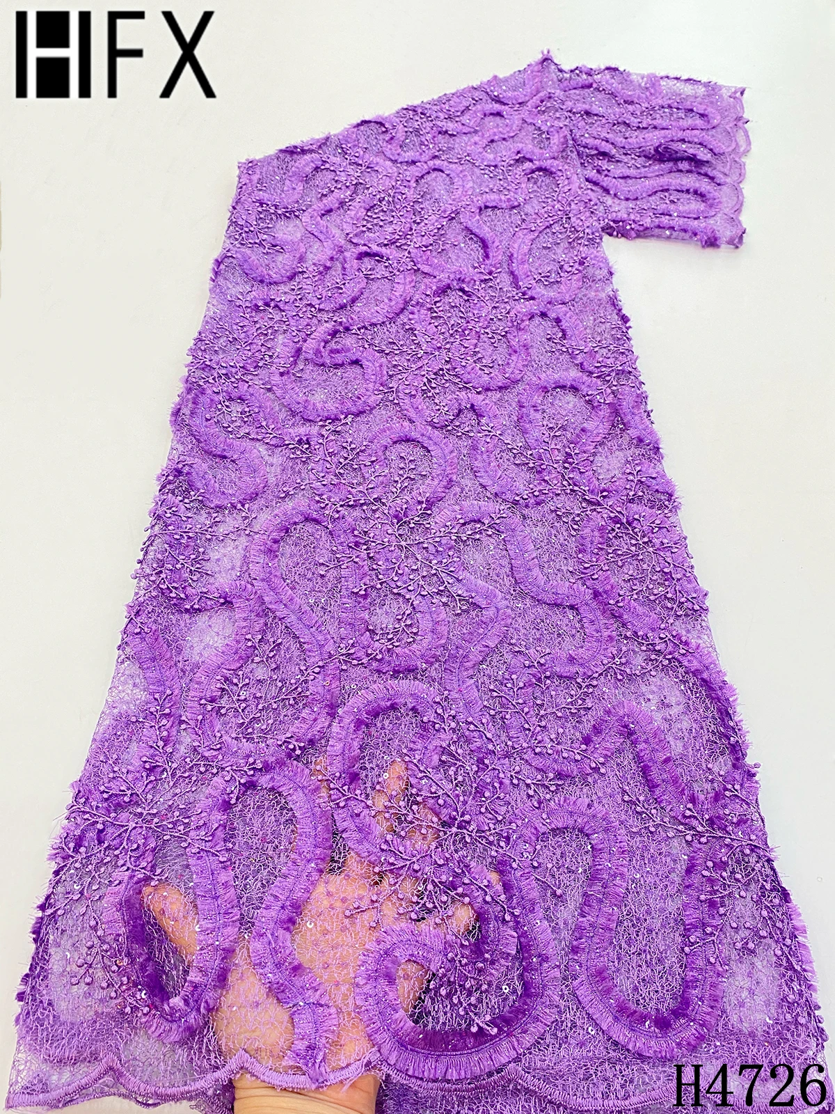HFX последние африканских кружева 2021 высокое качество Тюлевая сетчатая кружевная
