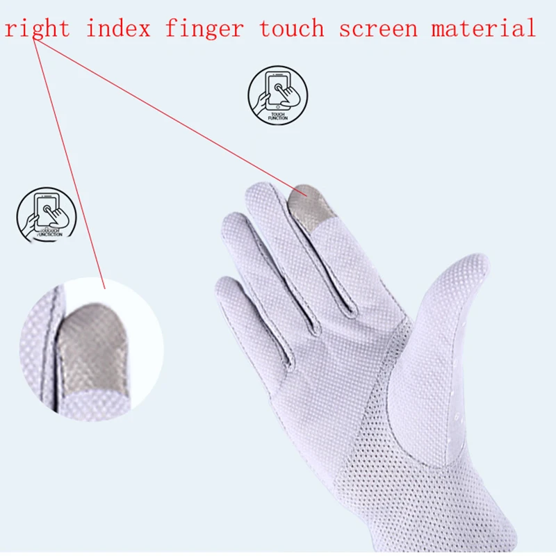 

2021 New Fashion Flowers Women's Summer Driving Gloves Non-slip Block UV Touch Screen Gloves Breathable Cotton Gloves for Women