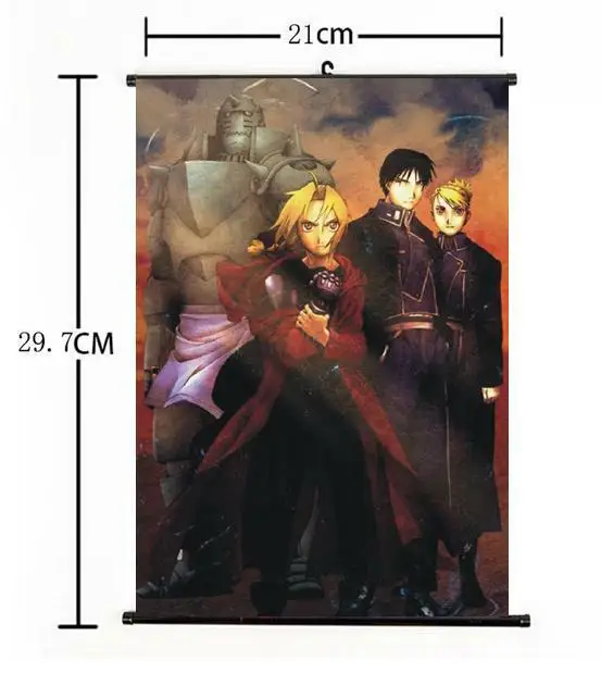 Популярный японский аниме косплей цельнометаллический Алхимик настенная