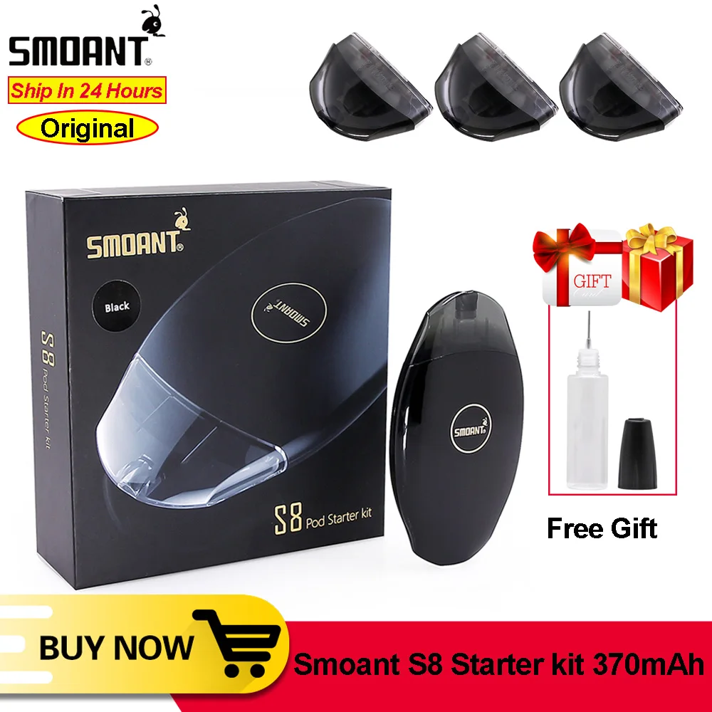 Оригинальный стартовый набор Smoant S8 Pod все в одном картридж pod электронных сигарет