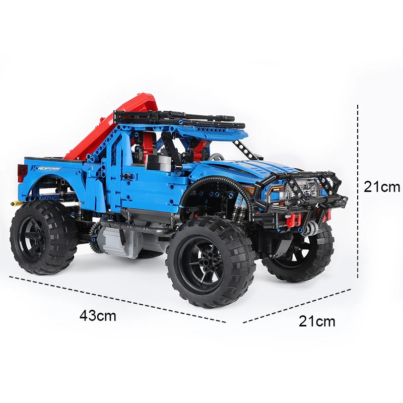 

City 1630PCS Pickup Truck RC/Non-RC Off-Road SUV Bricks Toys Remote Control Vehicle Building Blocks For Children Gifts
